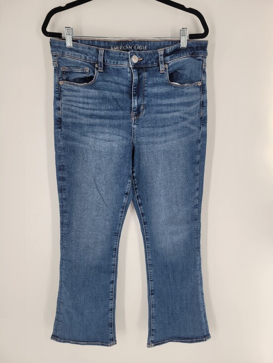 American Eagle Outfitters Denim - American Eagle Outfitters Women's Blue Boot Cut Jeans Size 14